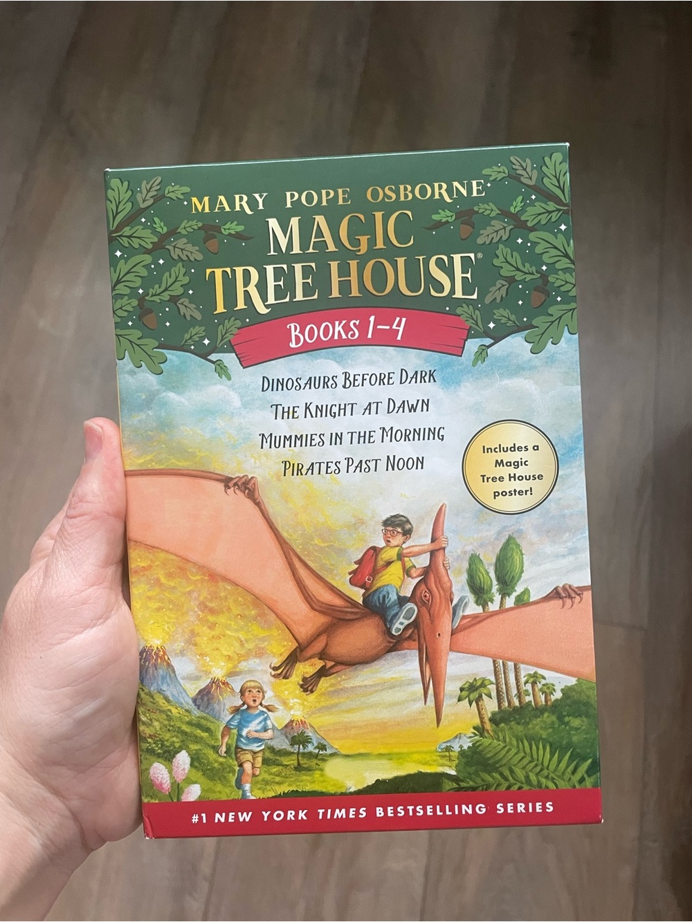 Mary Pope Osborne Magic Tree House Books 1-4 - Green Cover